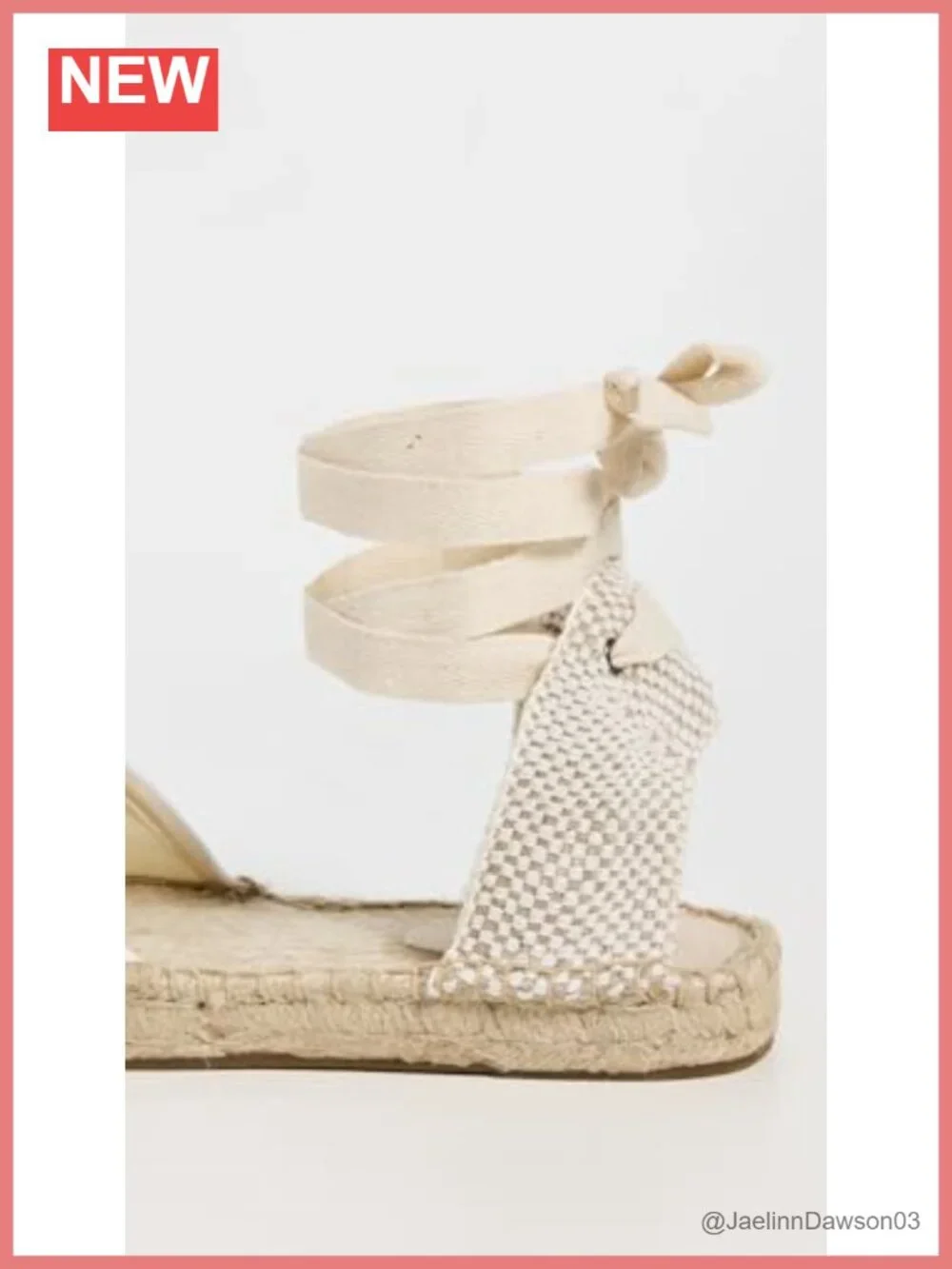 Linen Espadrilles Slip-On Wedge Platform Natural Jute